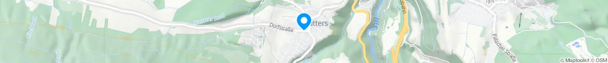 Kartendarstellung des Standorts für Apotheke Zum hl. Nikolaus in 6162 Mutters